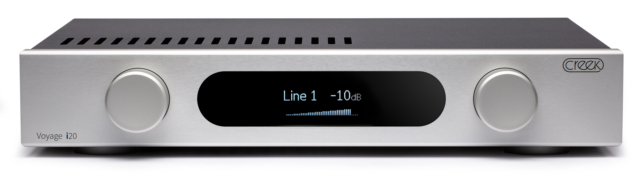 Creek Audio – Voyage i20 Integrated Amplifier in Silver Creek Audio - Voyage i20 Integrated Amplifier in Silver