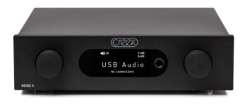 Creek Audio's 4040A Integrated Amplifier with Black Front Panel